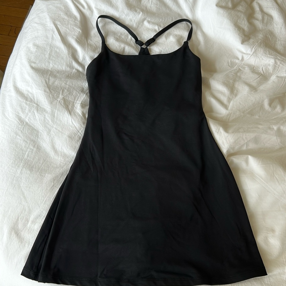 Outdoor Voices Black Mini Dress